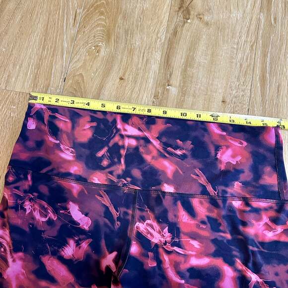 Lululemon Align High-Rise Pant Crop 25” inseam Intensity Pink Blossom size 14 - Picture 4 of 7